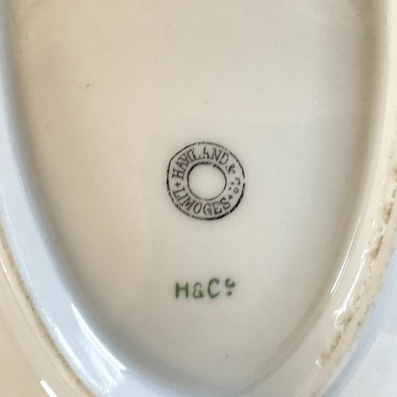 Antique Haviland Limoges Small Oval Serving Platter