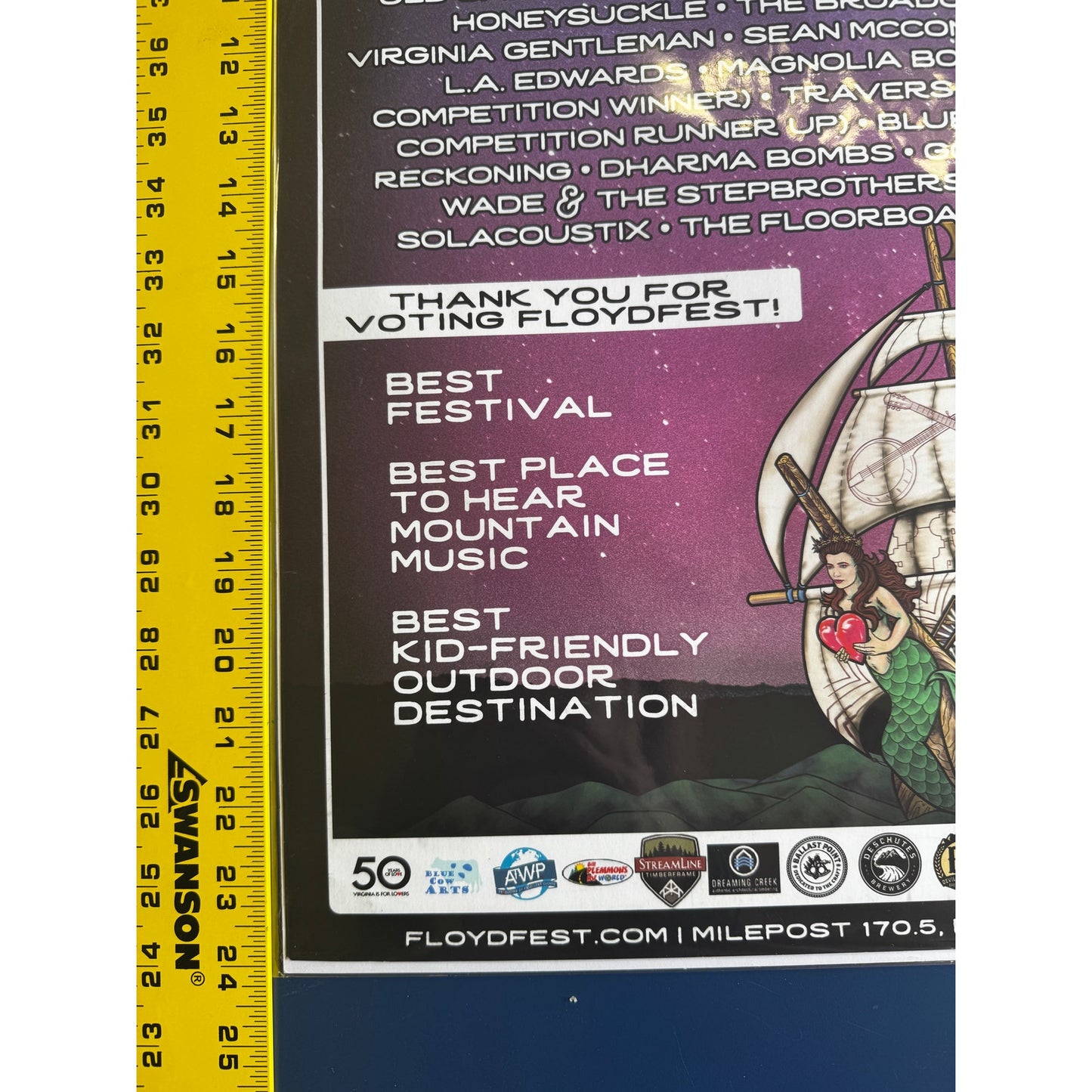 Floyd Fest Poster – The Voyage Home – Floyd VA – July 24–28, 2019