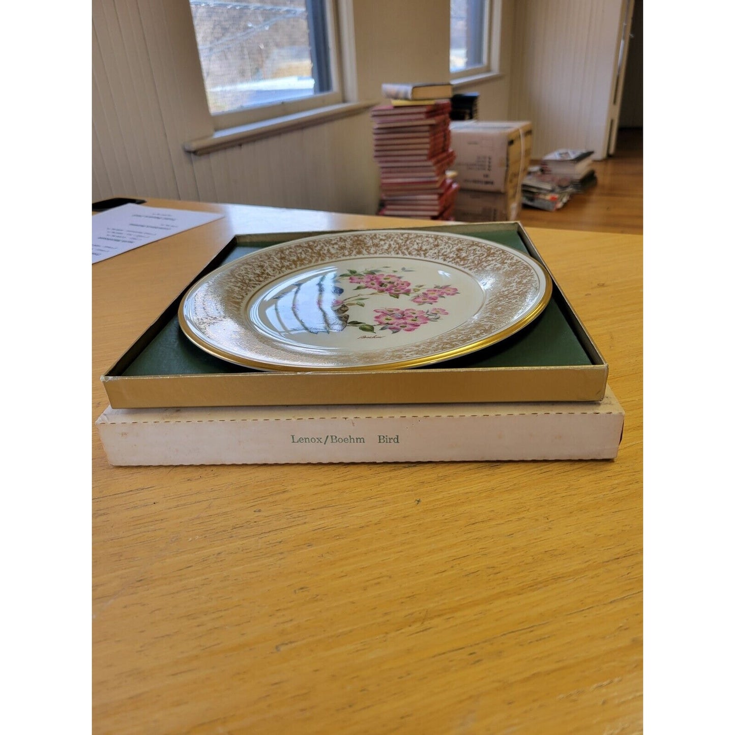 Lenox Boehm Bone China Collectable American Redstart Plate