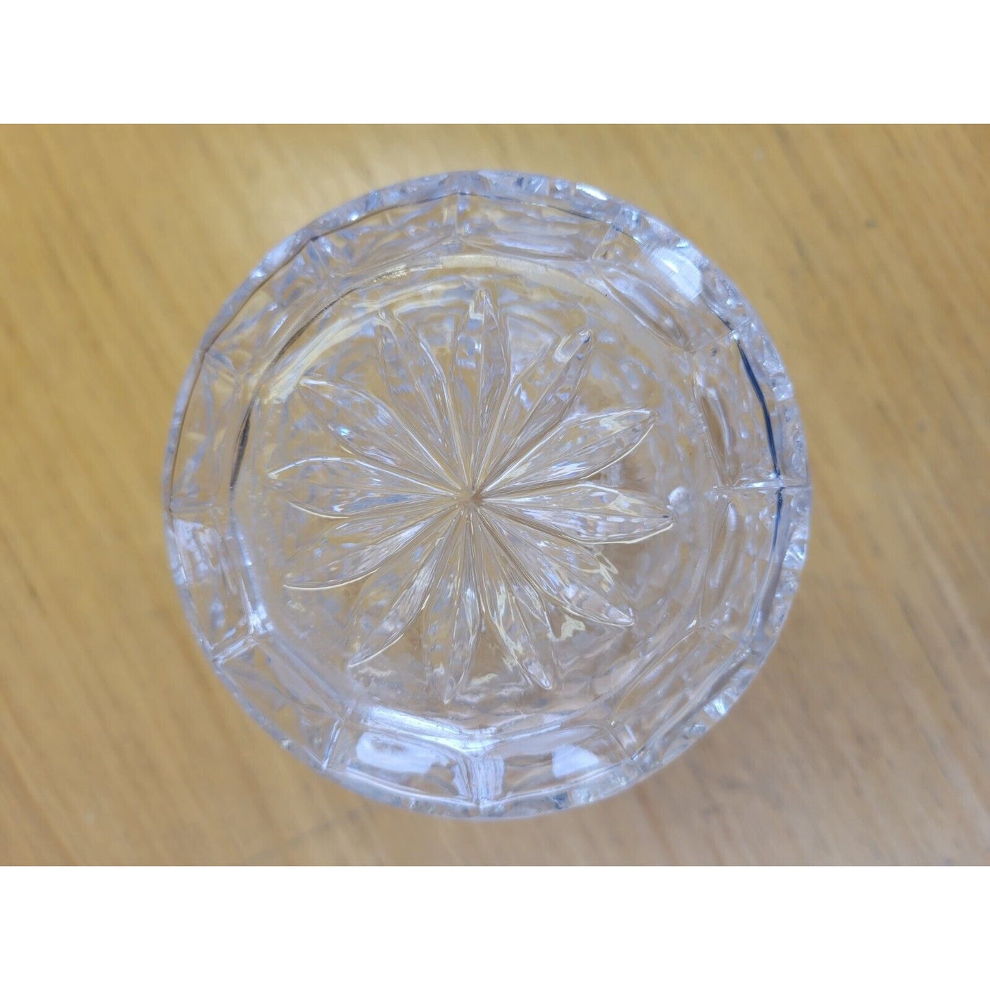 Vintage Crystal Cut Glass Wine Decanter