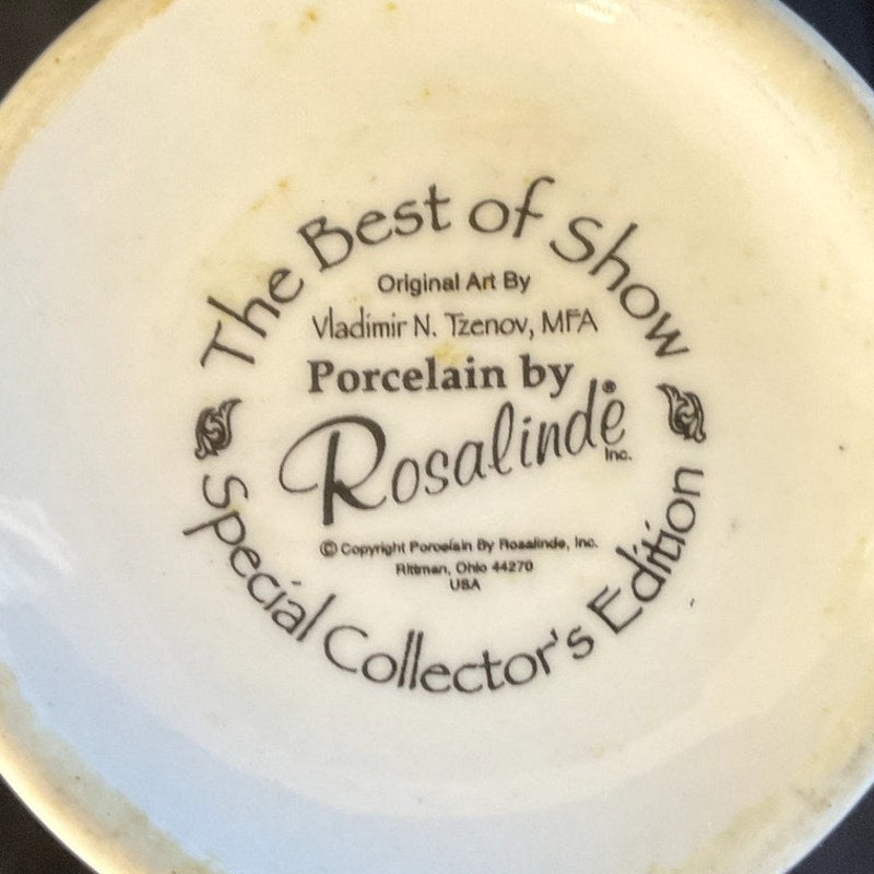 Vintage Rosalinde Porcelain Collie Dog Mug