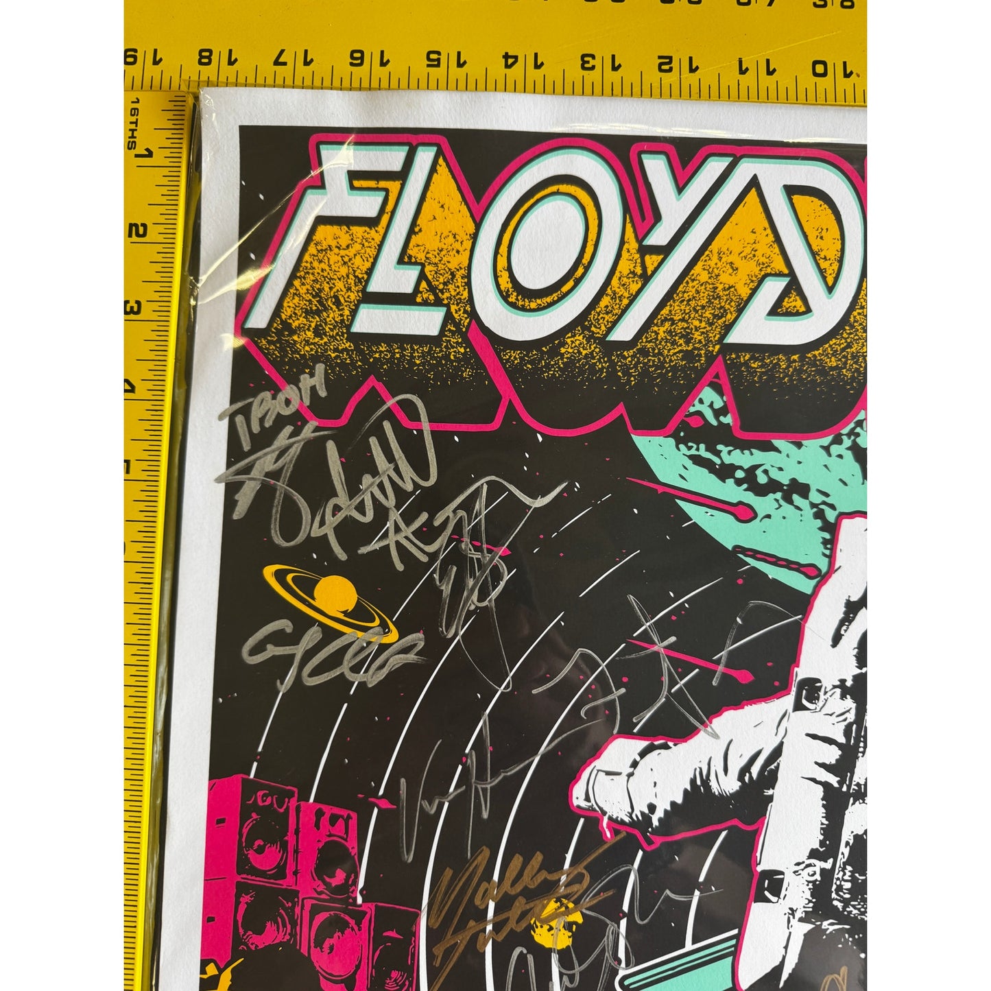 Floyd Fest Odyssey Poster – Signed by Artists – July 21–25, 2021 – 24x18
