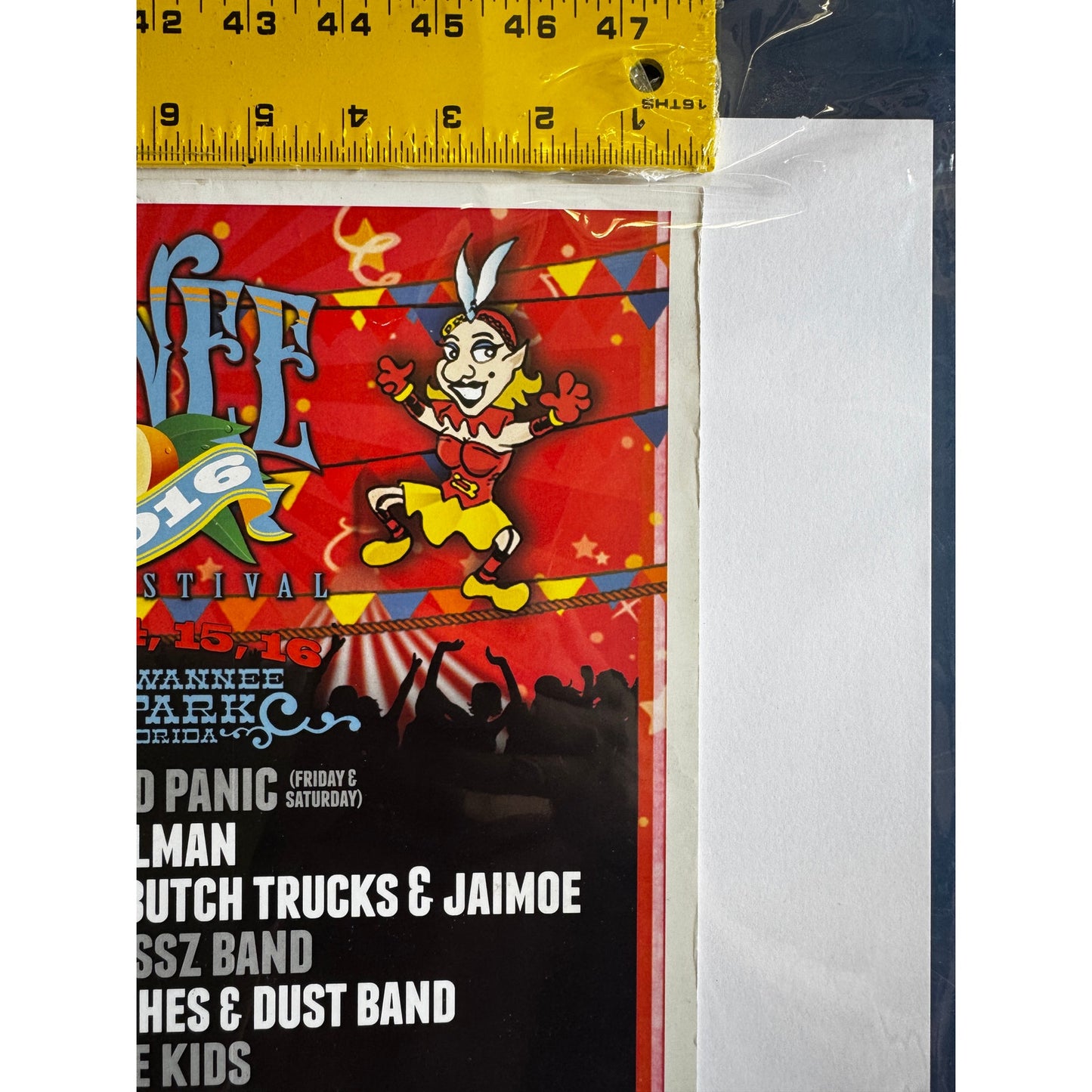18.75"x13-Wanee Music Festival-Spirit of Suwannee Park-04-14-16-Live Oak-Poster