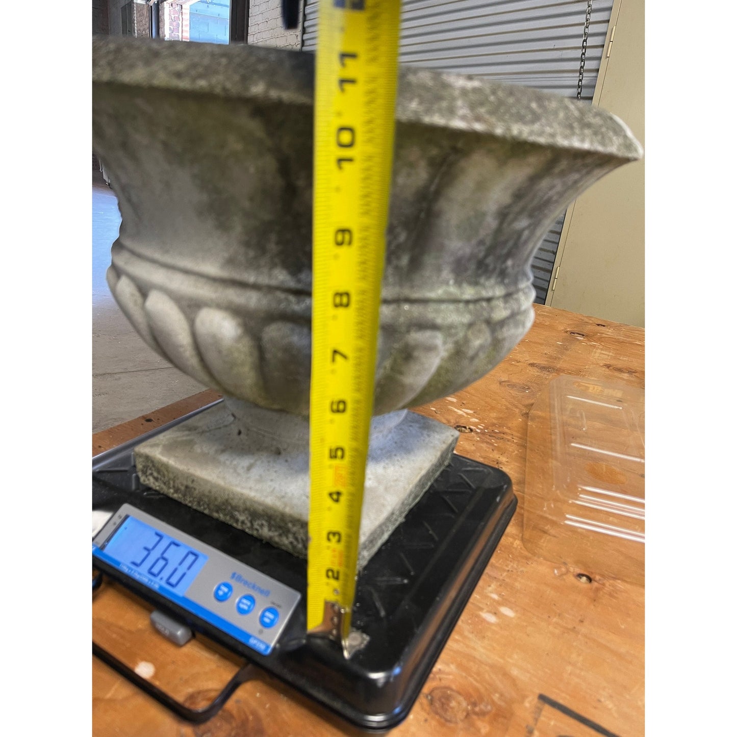 Early 20th Century Concrete Garden Urn