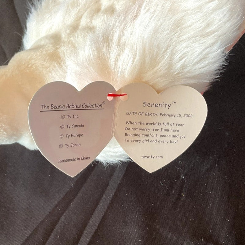 Vintage TY Beanie Baby - "Serenity," 2002