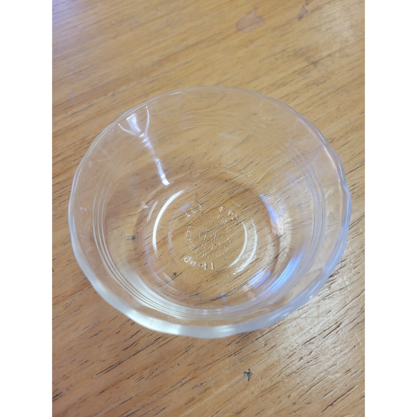 Vintage Pyrex 463 Clear Glass 6oz Custard Cups Set of Four