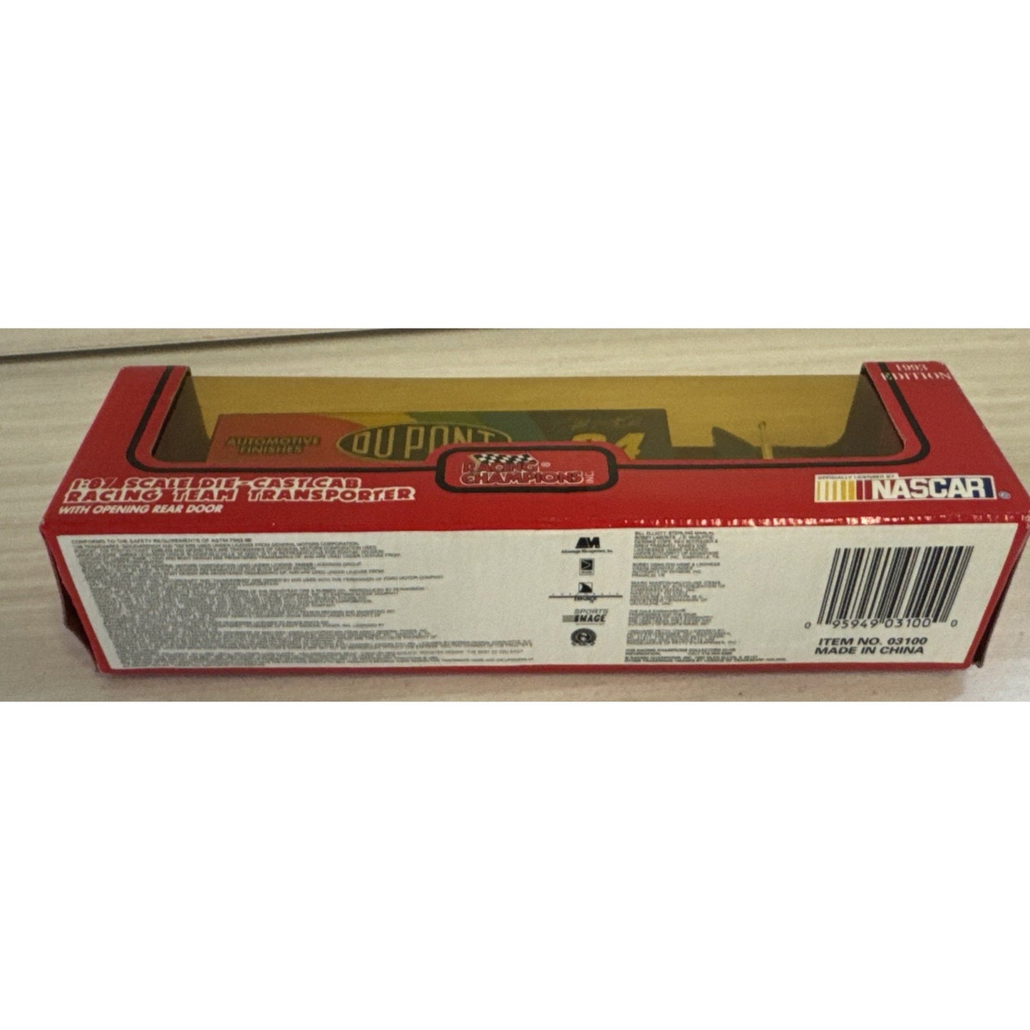 1993 Racing Champions 1:87 Jeff Gordon Diecast NASCAR Hauler – Vintage NIB