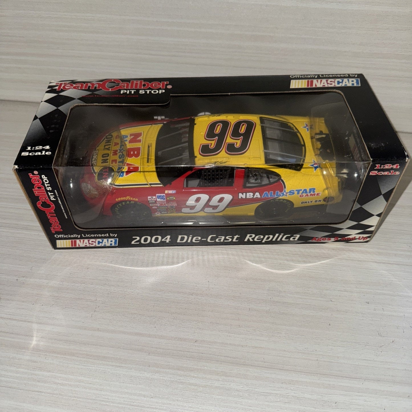 Jeff Burton #99 NBA All-Star 2004 Team Caliber 1:24 Diecast Pit Stop NIB