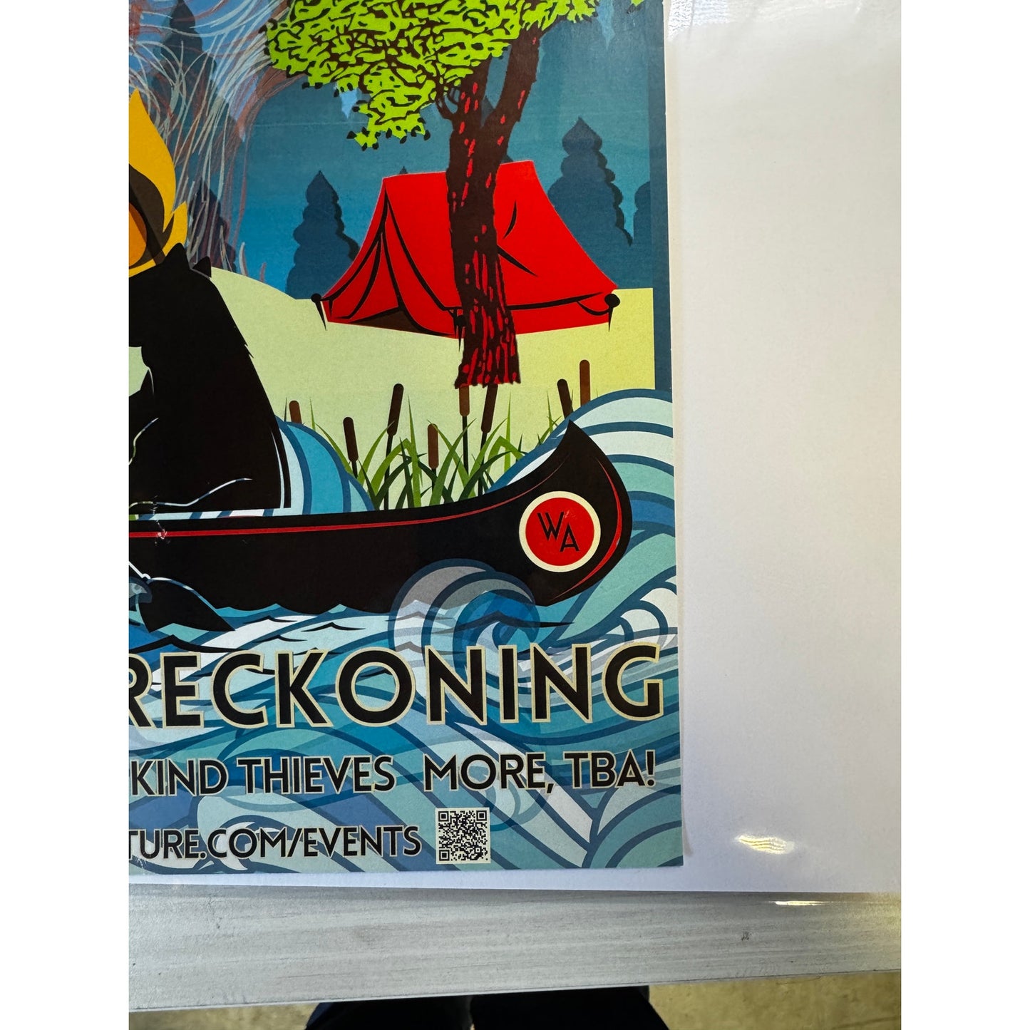 17" x 11"-Camp Reckoning-05-13-22 - 05-15-22-New Castle, Va-Festival Poster