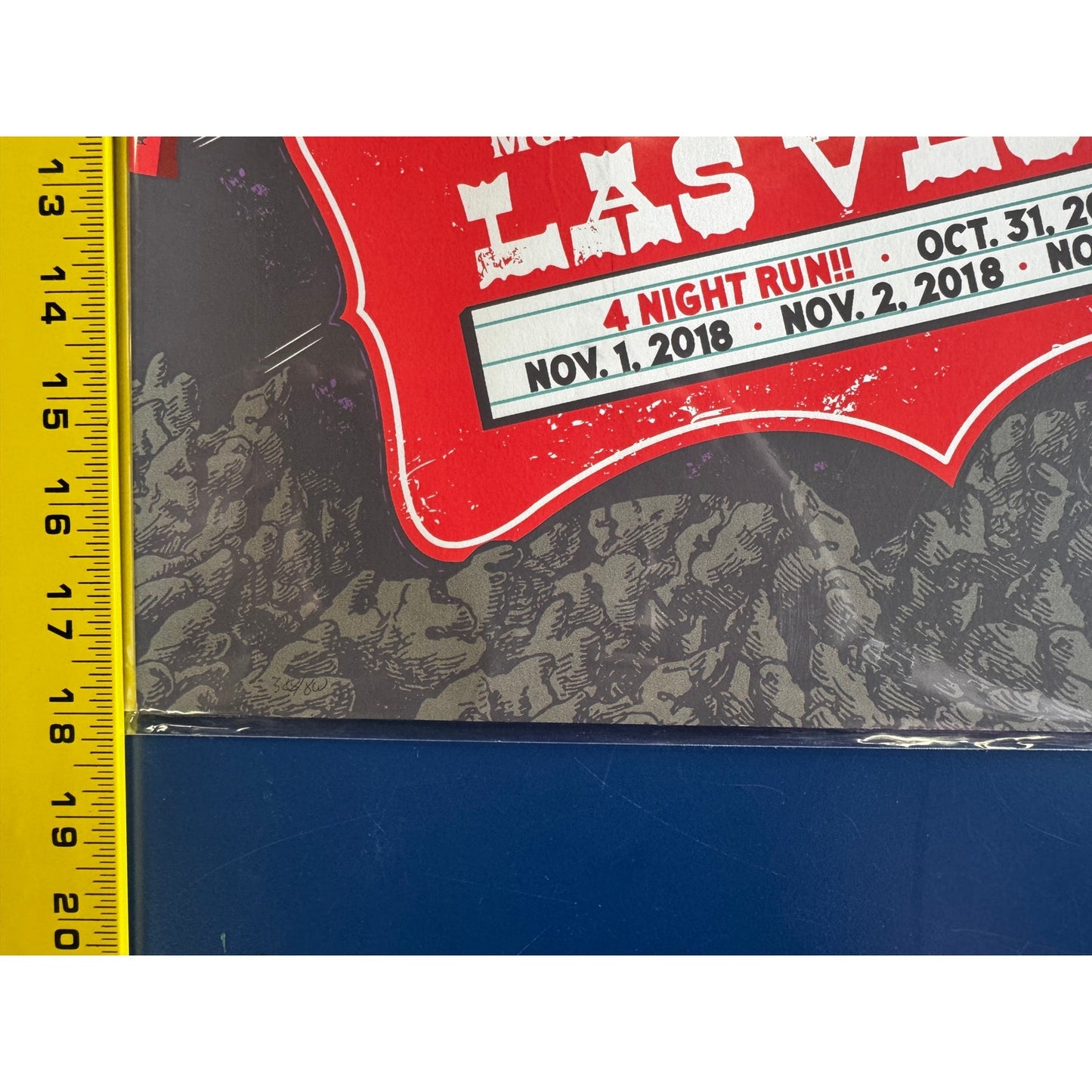 Phish Poster – MGM Grand Las Vegas – Oct 31–Nov 2, 2018 – Justin Helton – 18x24