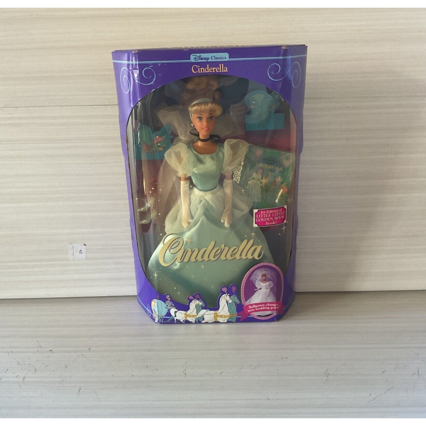 Vintage 1991 Disney Barbie Cinderella Doll (Unopened)