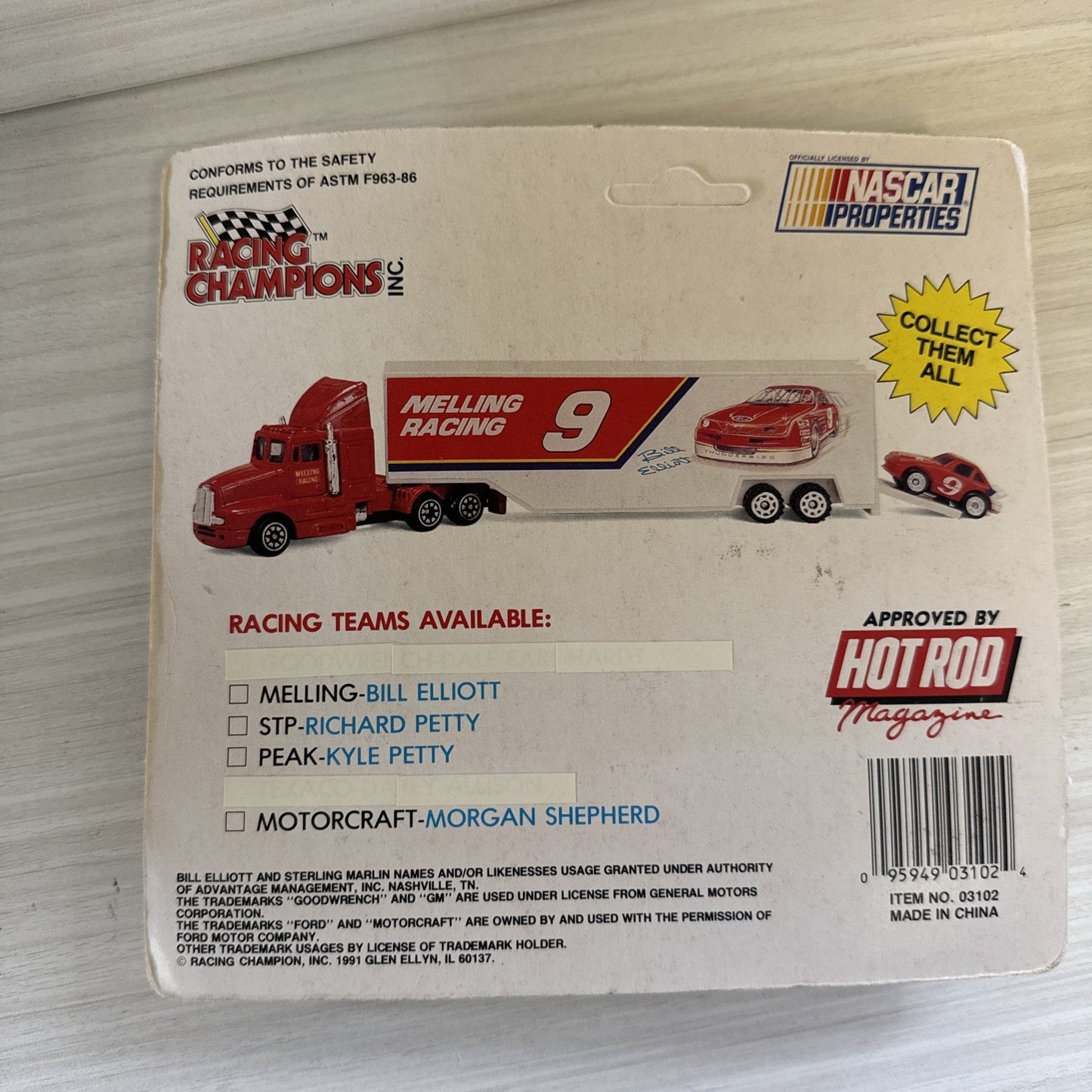 1990 Racing Champions 1:64 Richard Petty #43 STP Transporter – NIB NASCAR