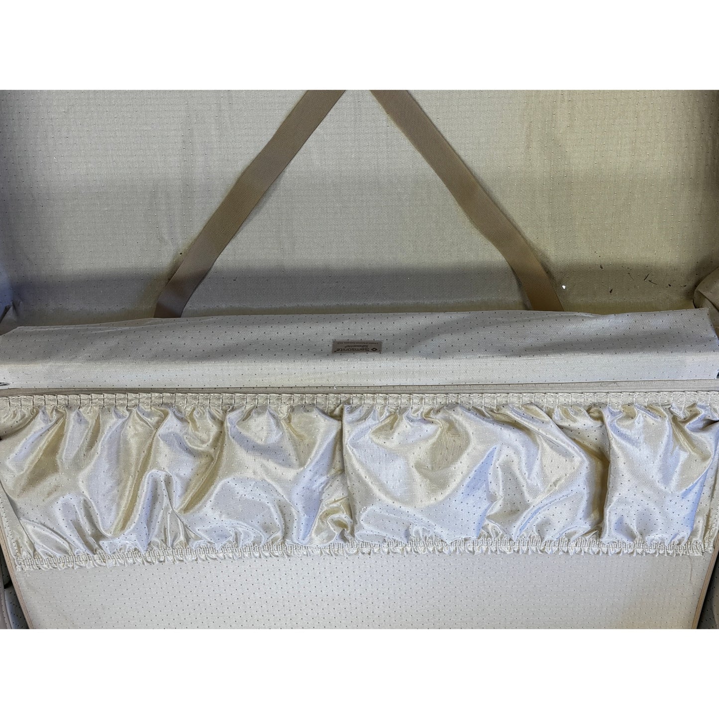 Vintage 1970's Samsonite Survivor Series 28" Rolling Suitcase Sealed Product Info w/ Key