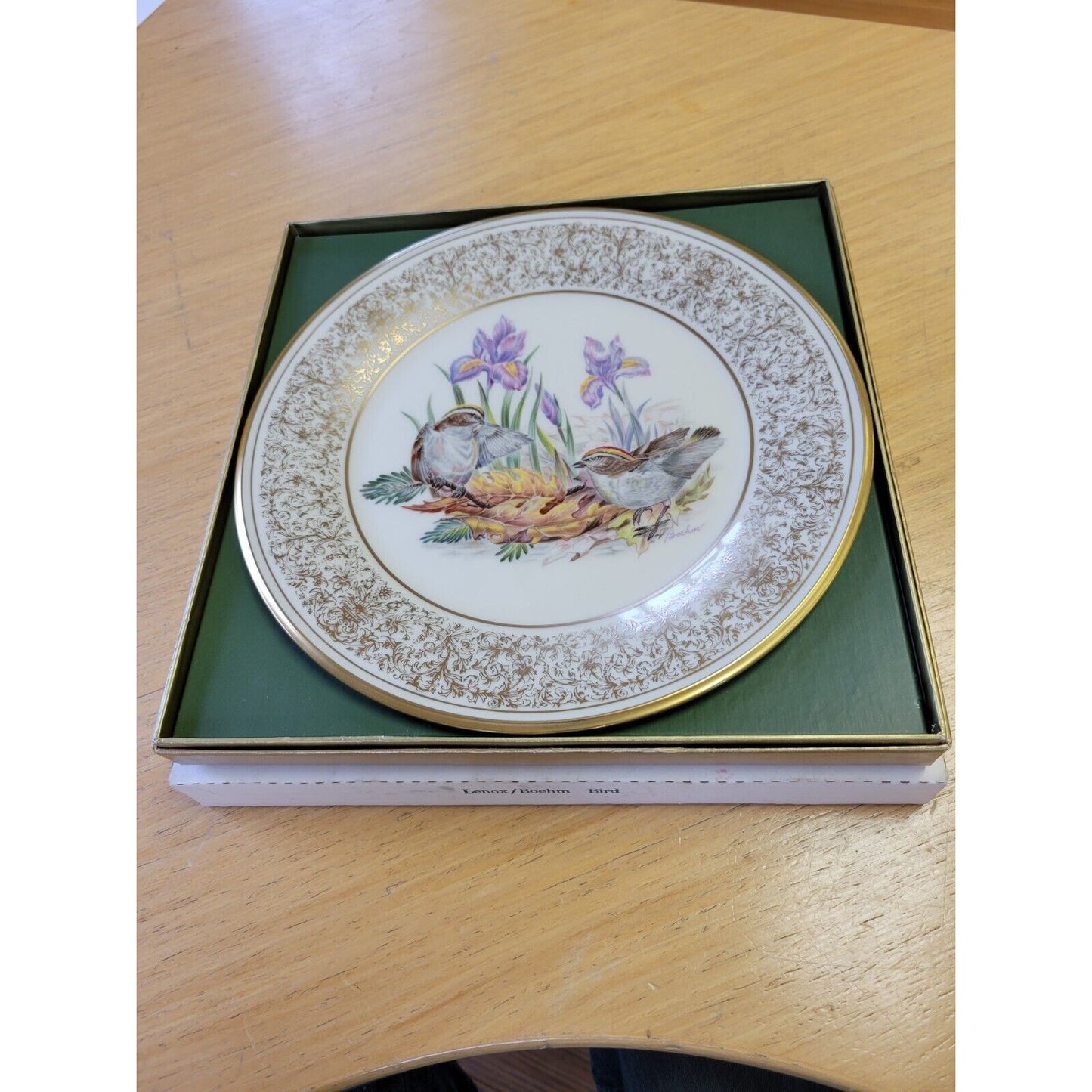 Lenox Boehm Kinglets Bone China Plate
