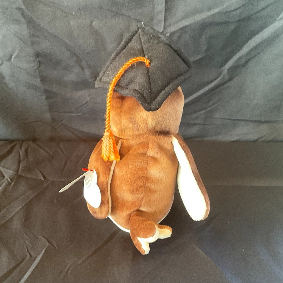 Vintage TY Beanie Baby - "Wise," 1997