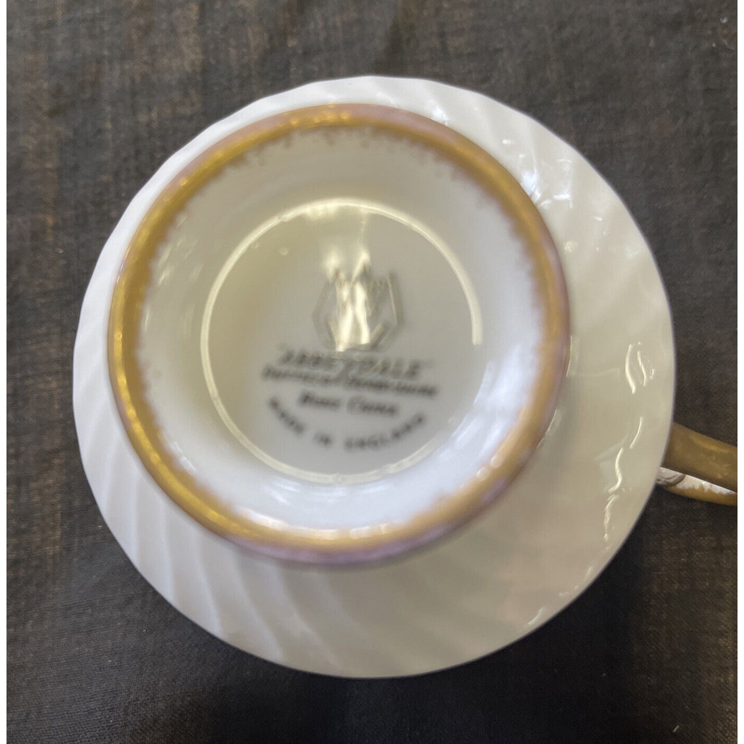 Abbeydale Hand Painted Floral Pattern Coffee Cup and Saucer circa 1960's