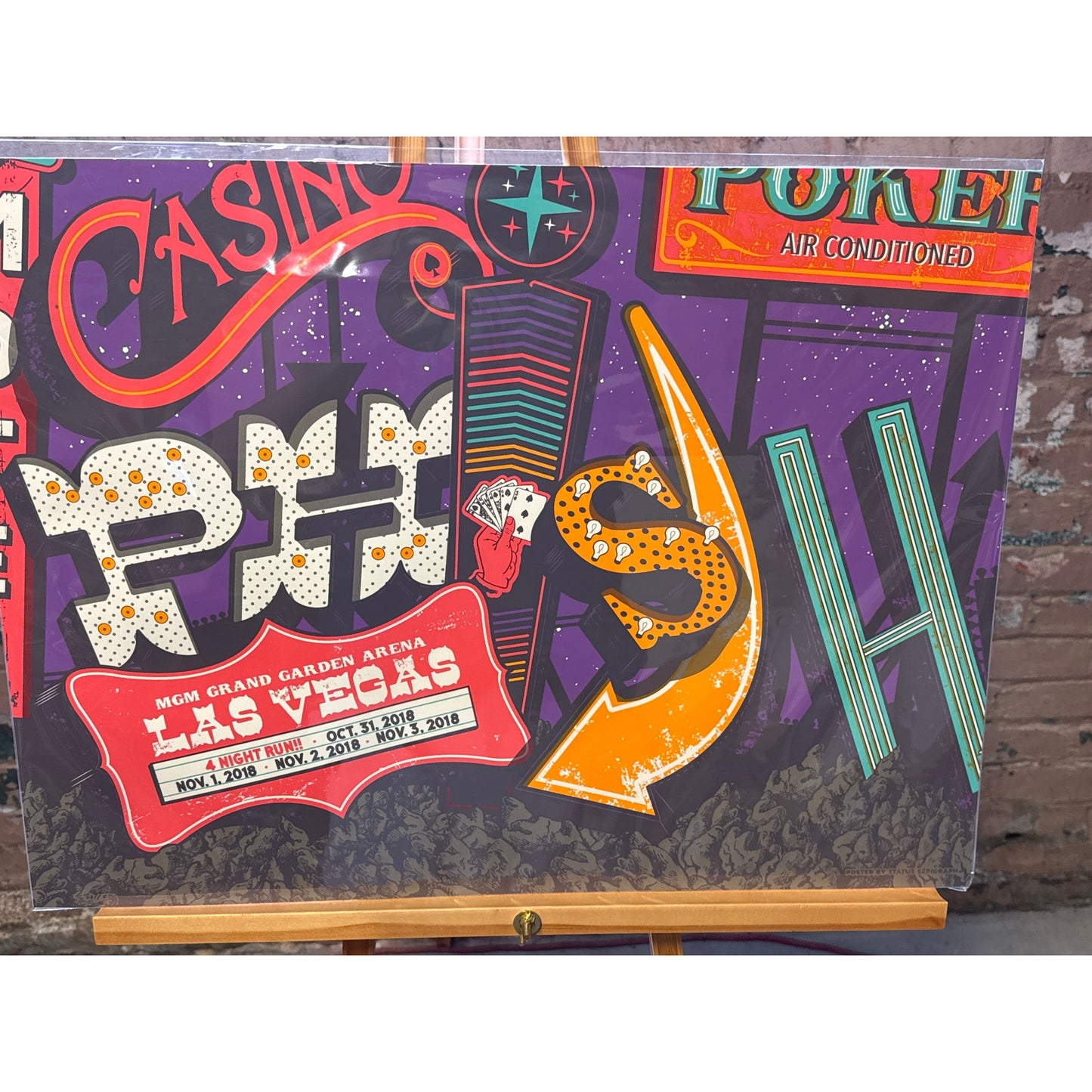 Phish 10/31/18 Vegas Helton Poster 301 of 600