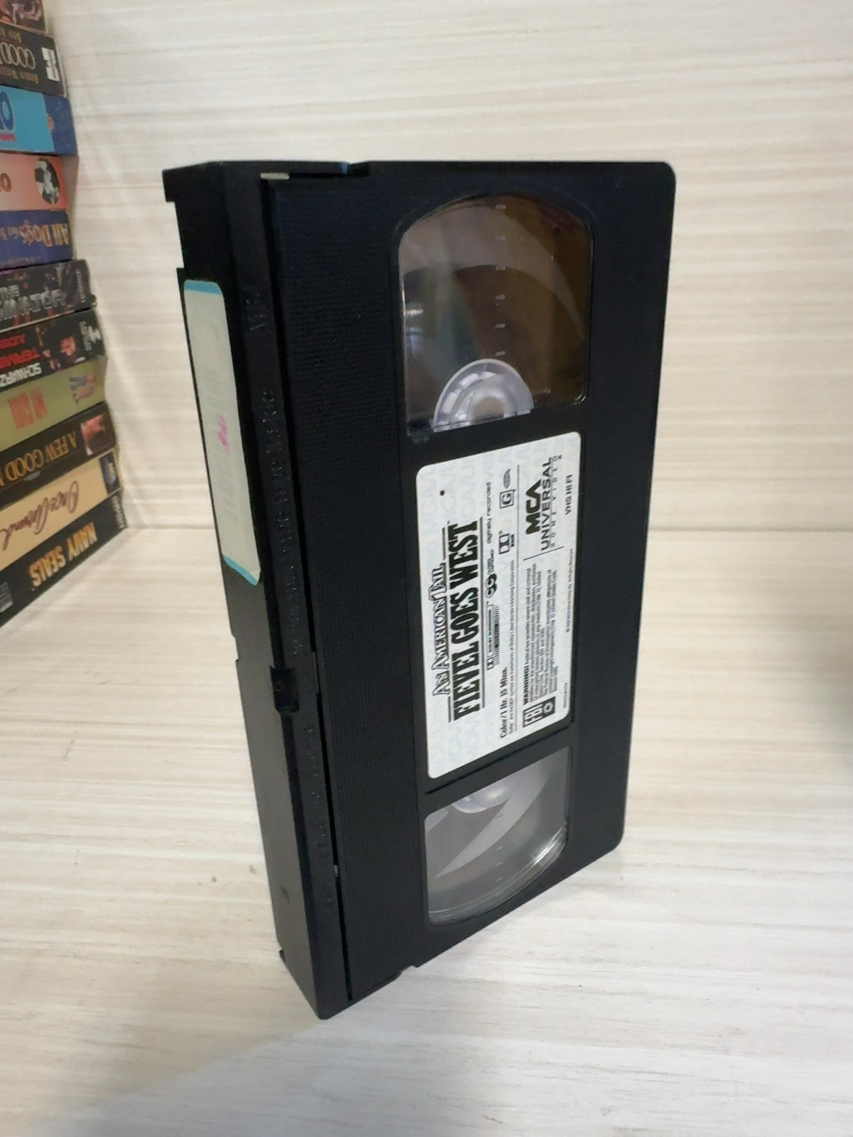 An American Tail: Fievel Goes West (VHS, 1992) MCA/Universal Very Good