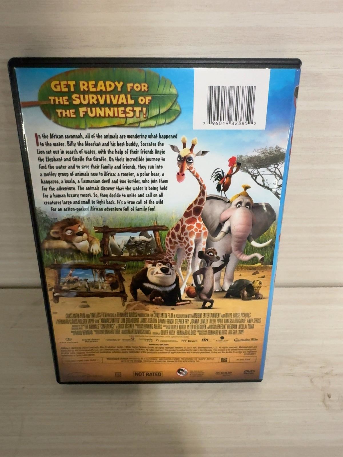 Animals United (DVD, 2010) Very Good Studiocanal