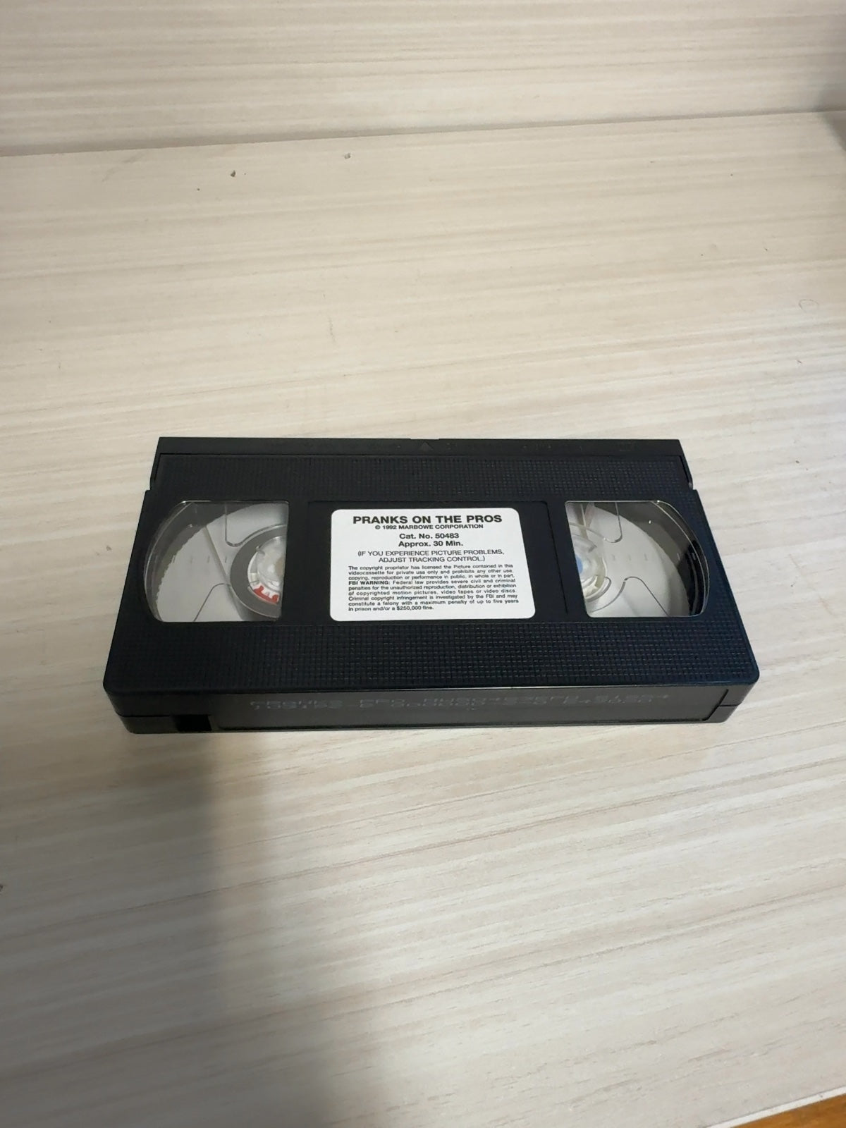 Pranks on the Pros (VHS, 1992) Marbowe Corporation Very Good