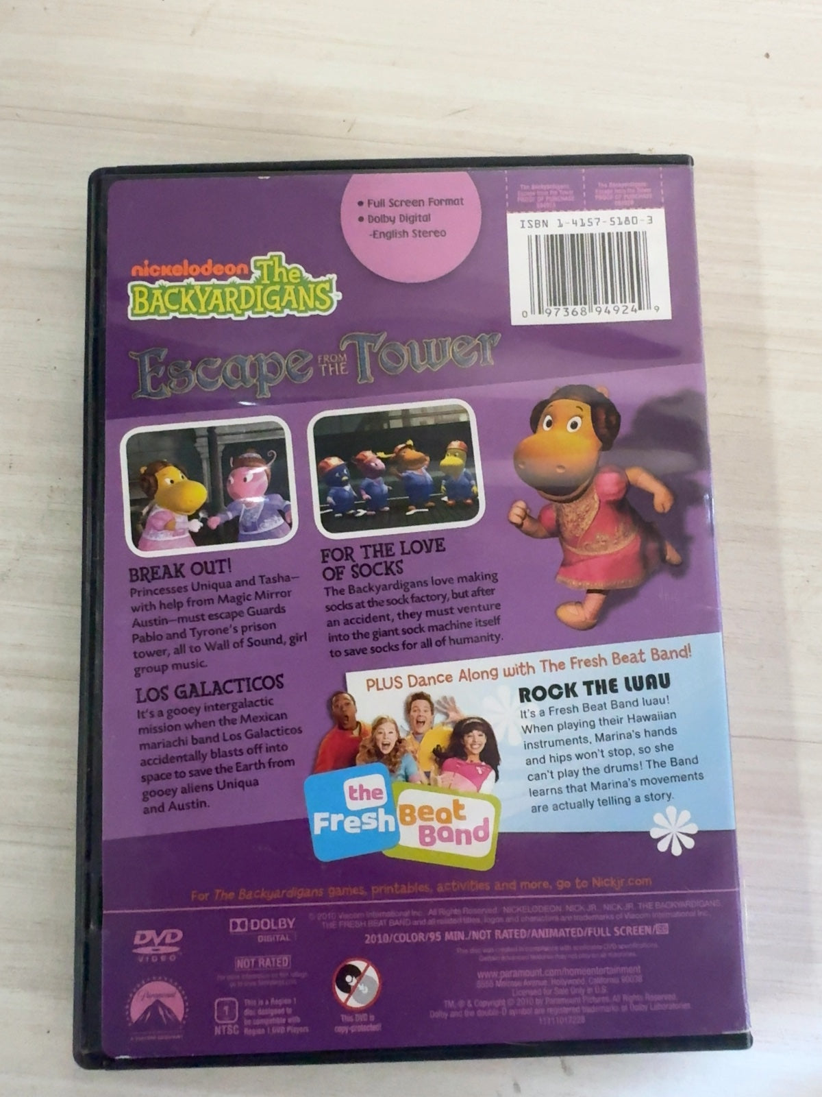 The Backyardigans: Escape from the Tower (DVD) Very Good Nickelodeon