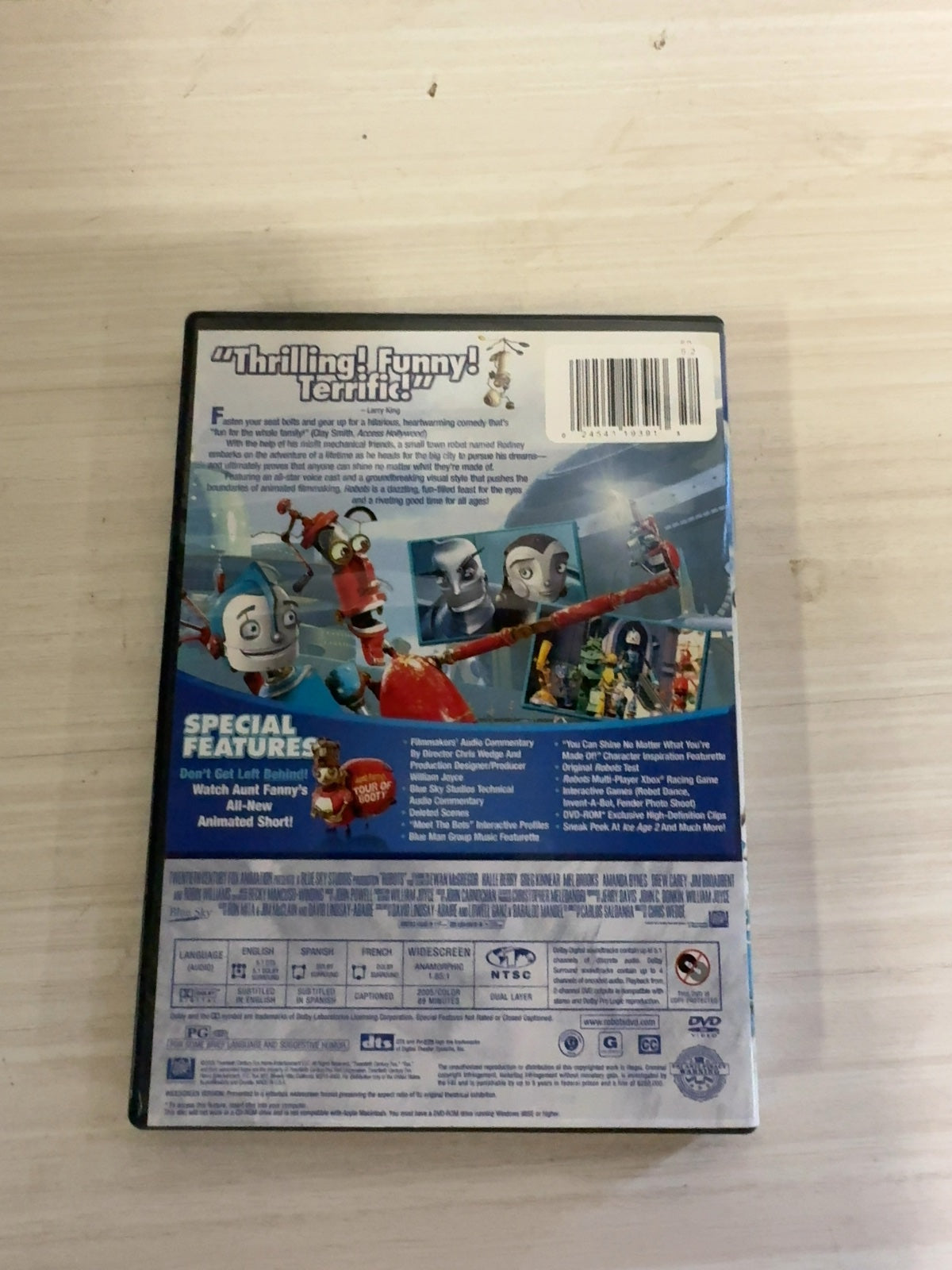 Robots (DVD, 2005) Very Good Ewan McGregor 20th Century Fox Halle Berry
