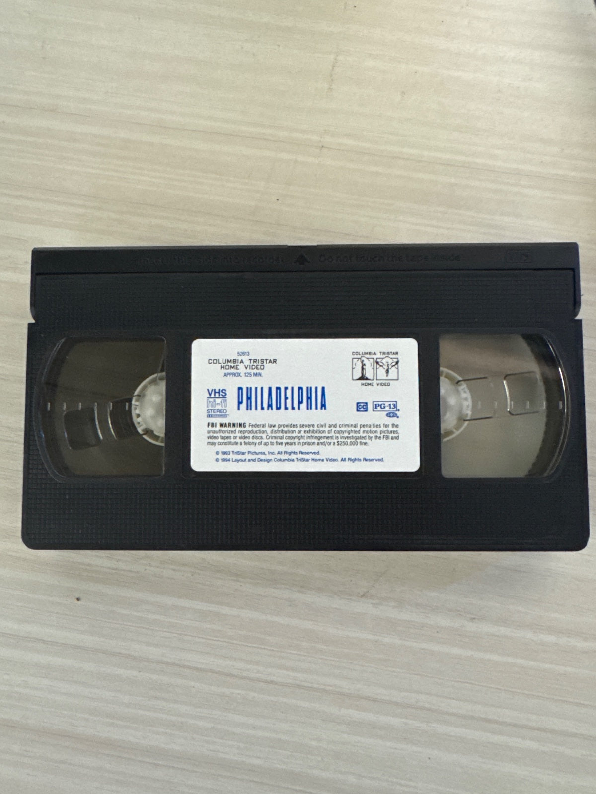 Philadelphia (VHS, 1993) Tom Hanks Columbia TriStar Home Video Very Good