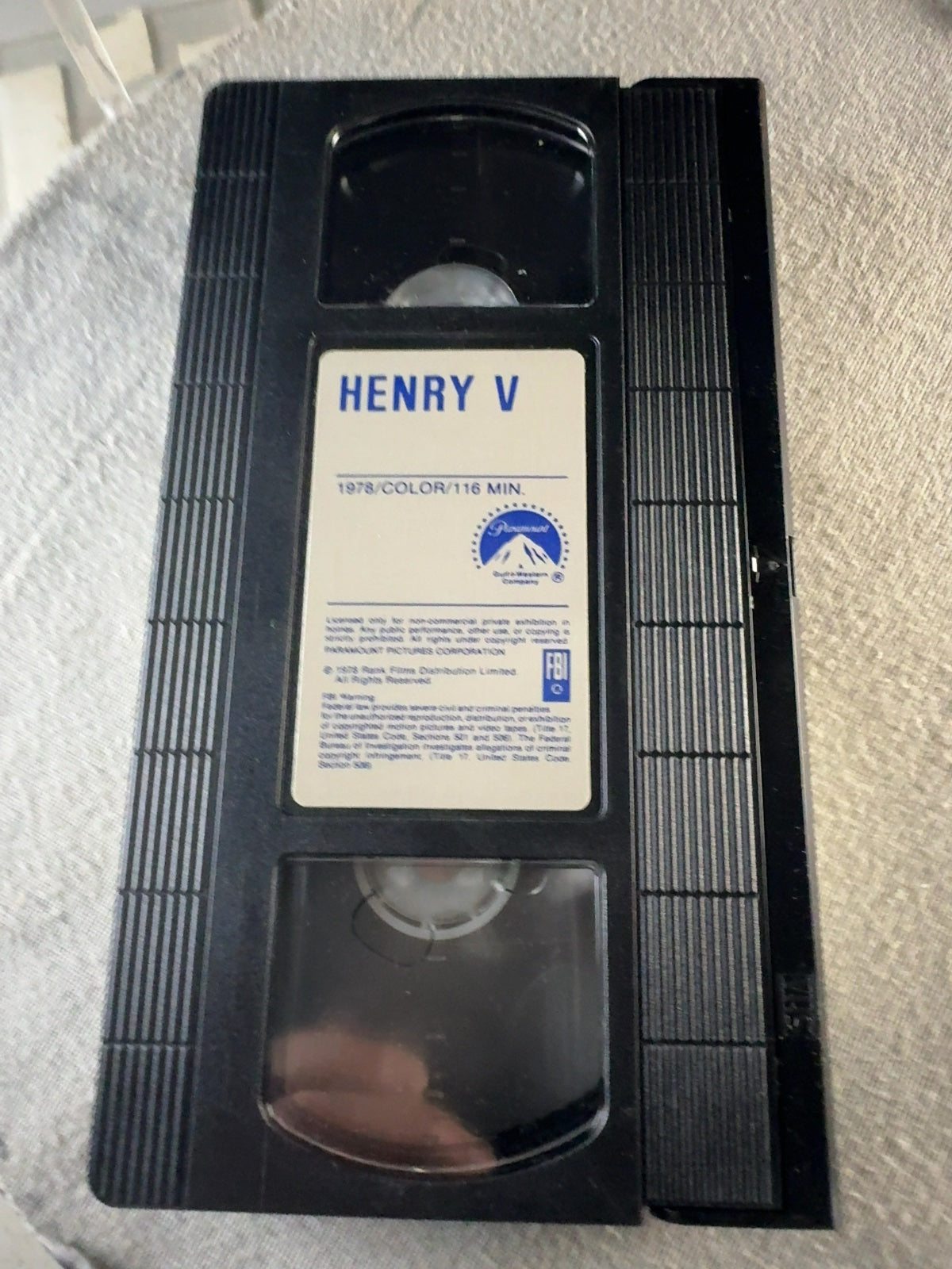 Henry V (VHS, 1946) Laurence Olivier Paramount Very Good