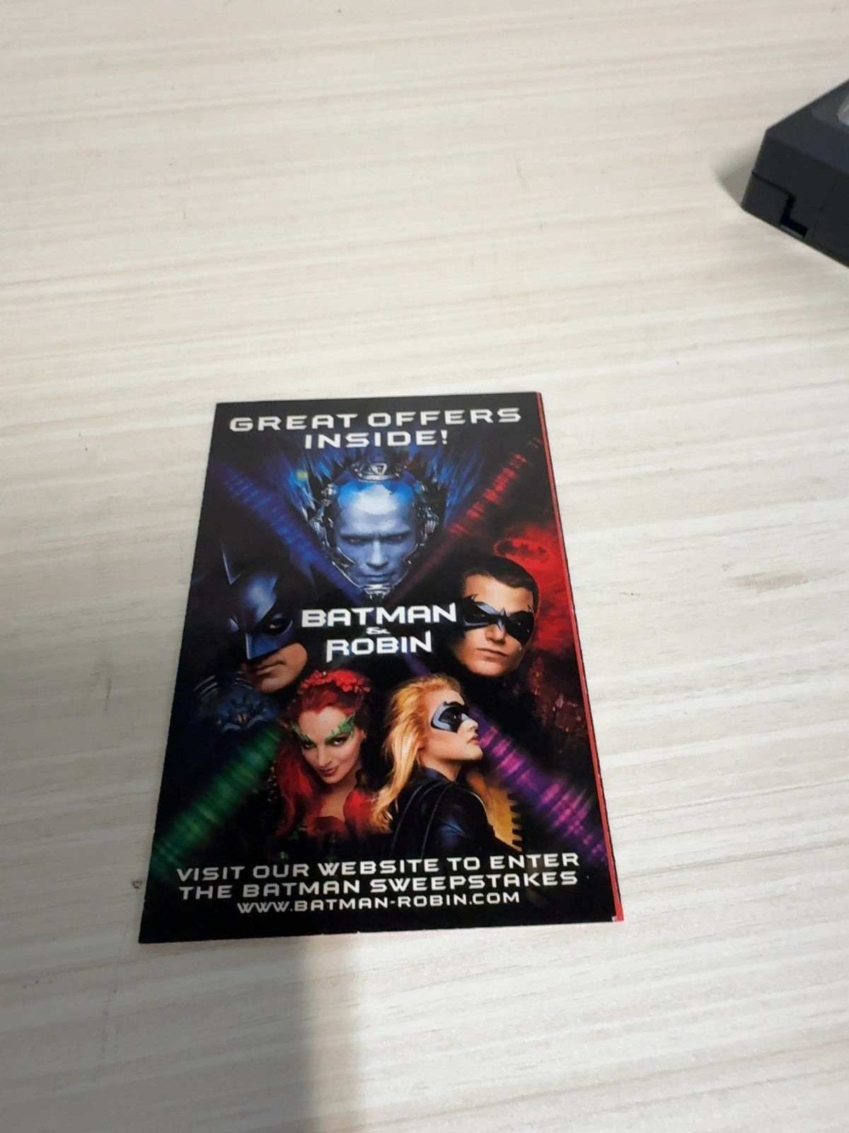 Batman Forever (VHS, 1995) Val Kilmer Warner Home Video Very Good
