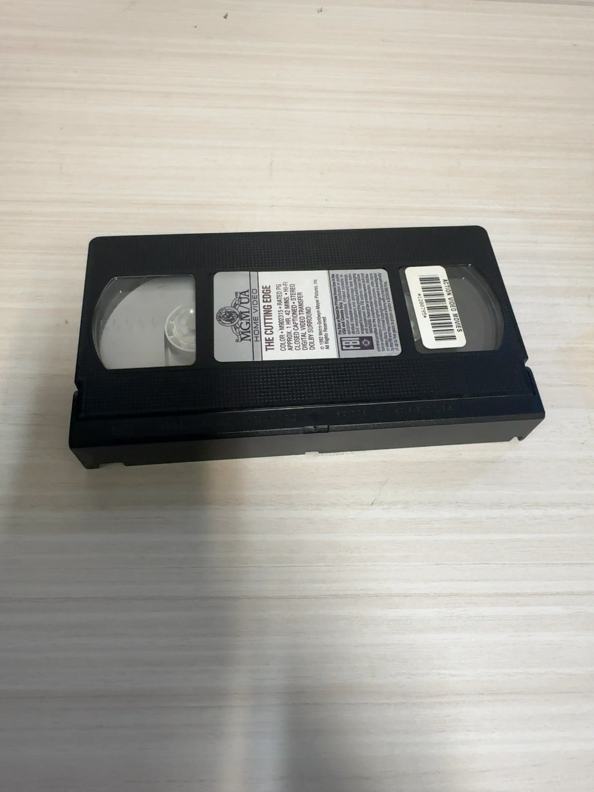 The Cutting Edge (VHS, 1992) Moira Kelly Doug Savant MGM/UA Acceptable