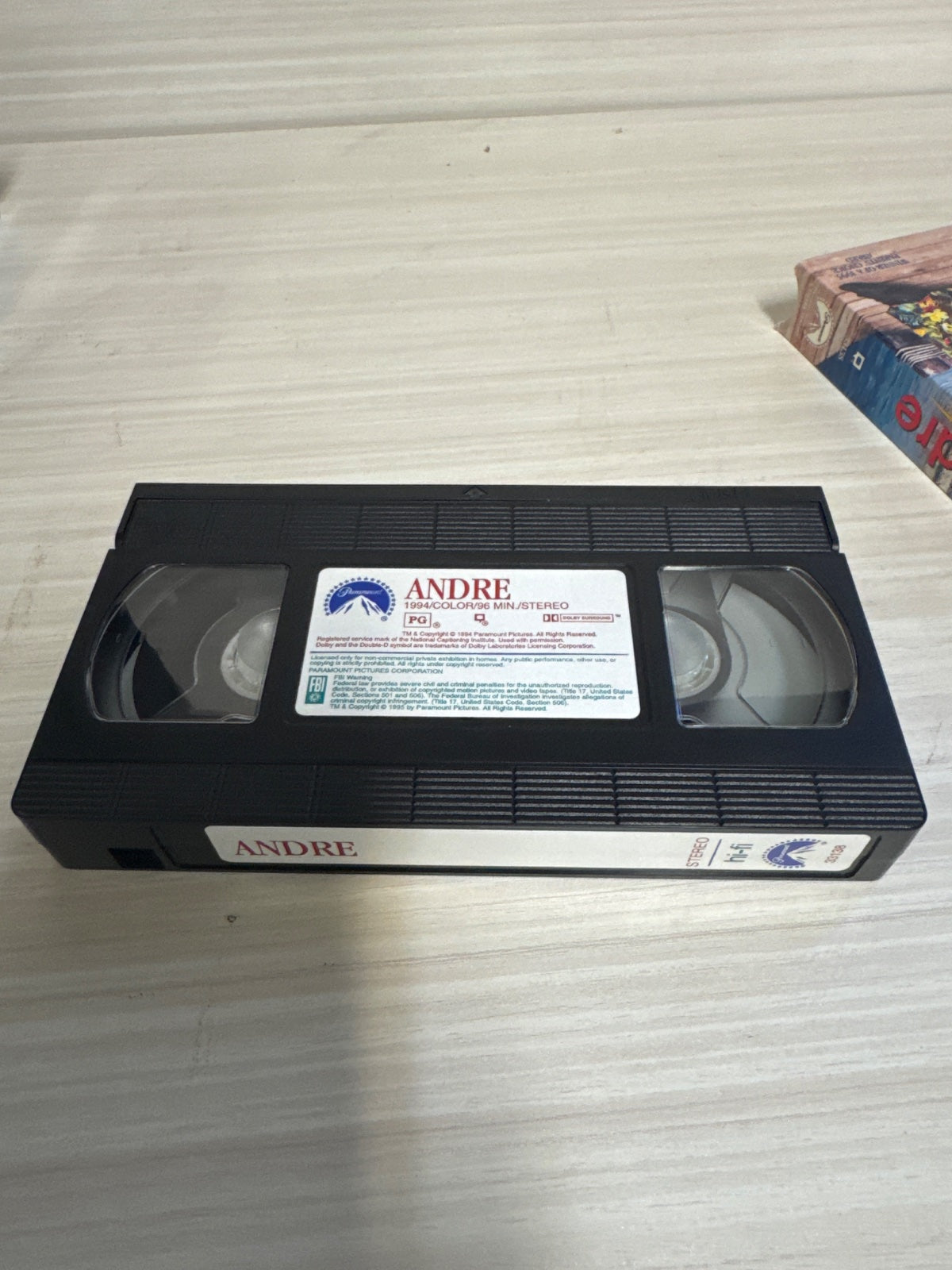 Andre (VHS, 1995) Harry Connick Jr. Paramount Pictures Very Good