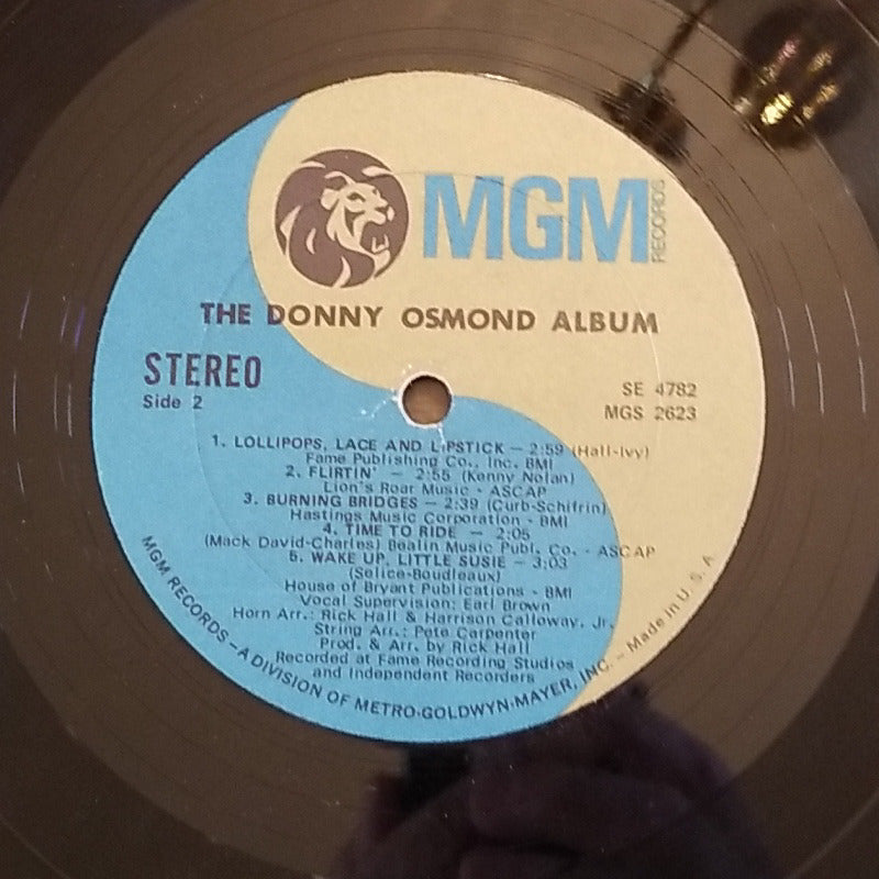 Donny Osmond - The Donny Osmond Album (1971, MGM Records) VG+/VG+