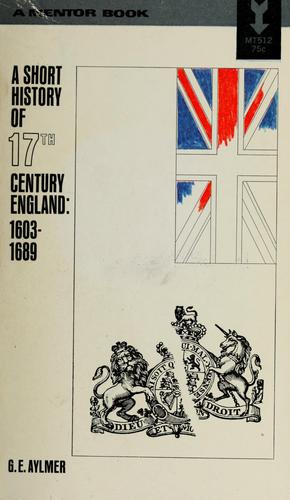 A Short History of Seventeenth-Century England — cover