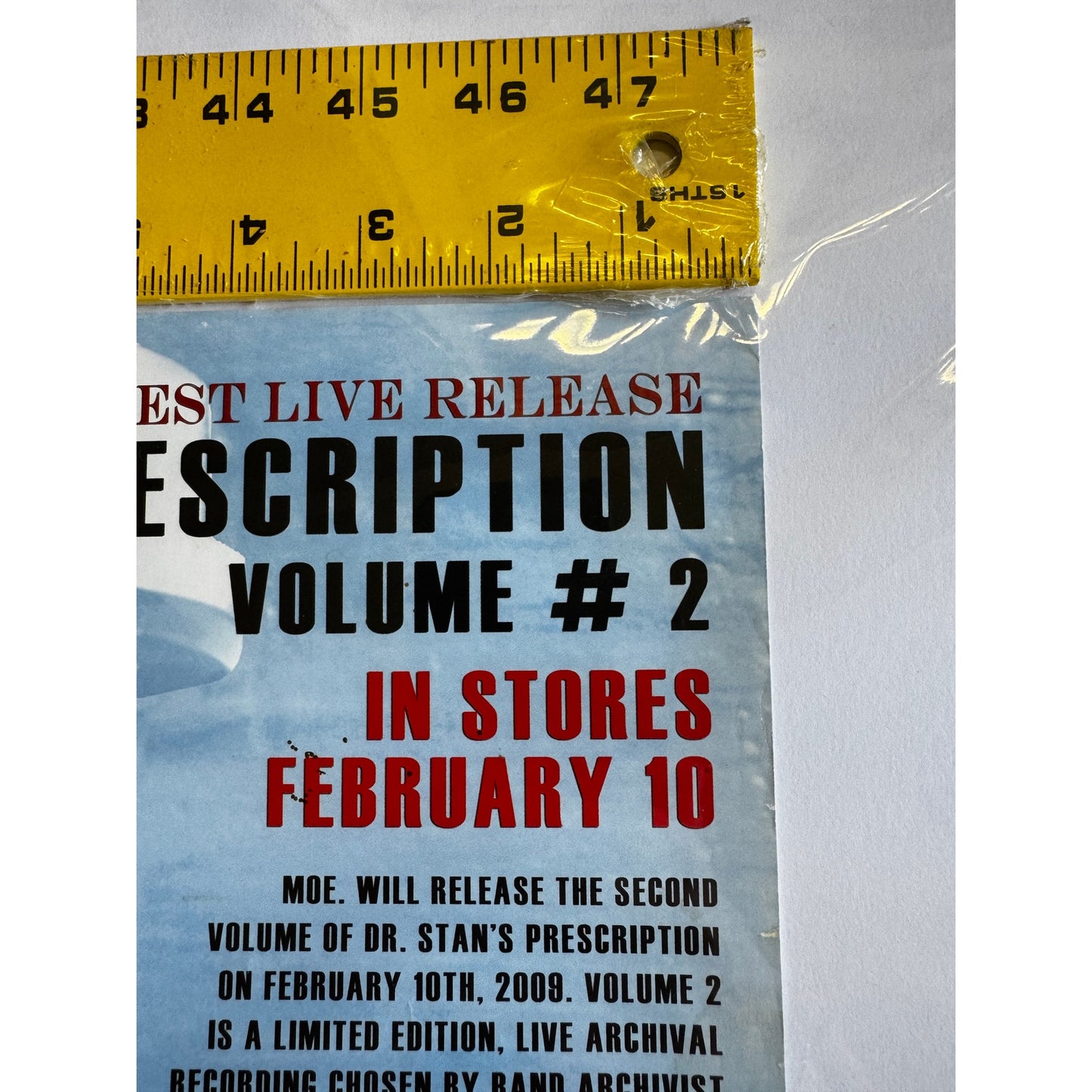 17.5" X 11"-Moe-Moe Down Festival-08-31-01-Turin, NY-Album Promo Poster