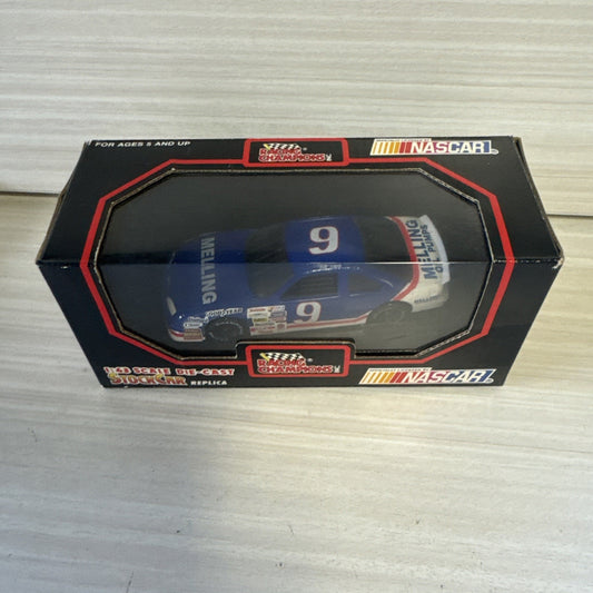 1991 Racing Champions 1:43 #9 Bill Elliott Melling Diecast Stock Car  NIB NASCAR