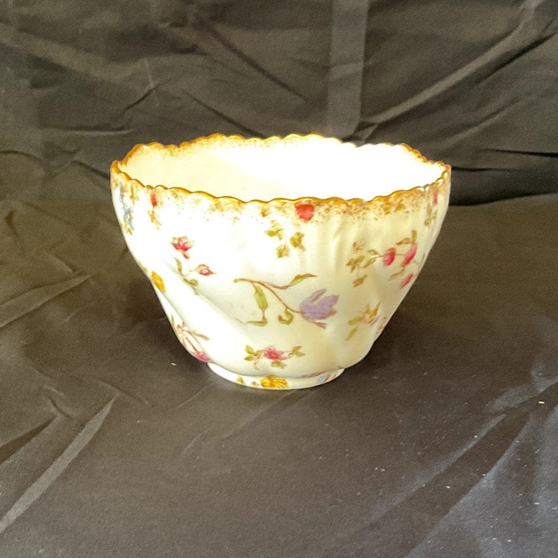 Antique Pointons Bone China Hand Painted Open Sugar Bowl