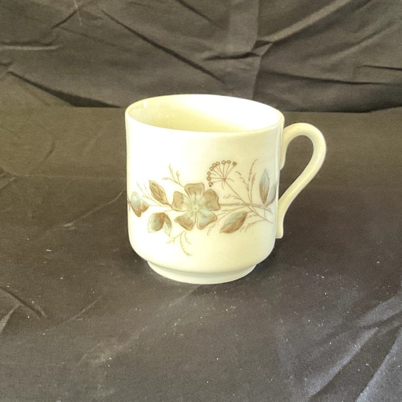 Simple Floral Tea Cup & Saucer