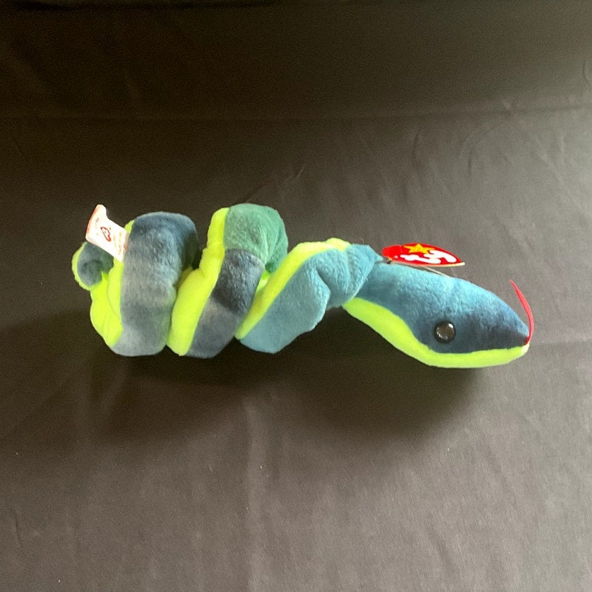 (Rare) Vintage TY Beanie Baby - "Hissy," 1997, Made of PVC Pellets