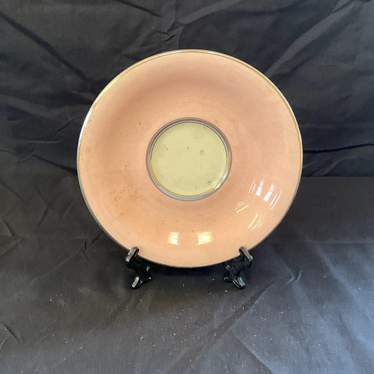 Shell Pink by Castleton Tea Cup Saucer circa 1958 - 1966