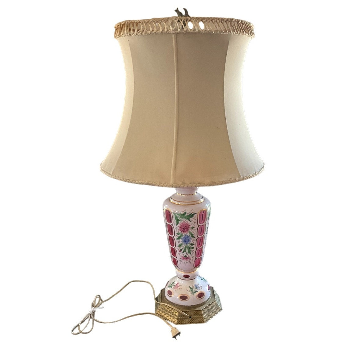 Vintage Flower Table Lamp