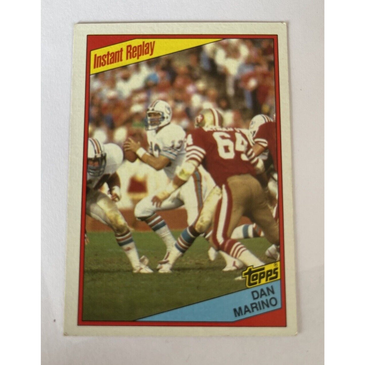 1984 Topps Dan Marino Instant Replay rookie card RC #124 Dolphins Hall of Fame