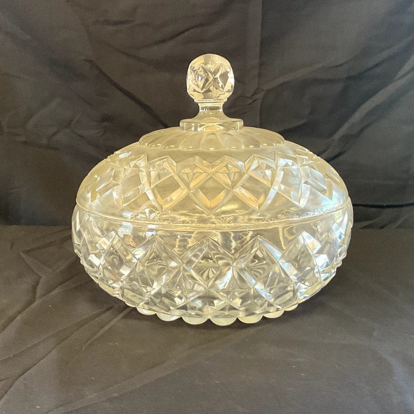 Indiana Glass Covered Candy Dish