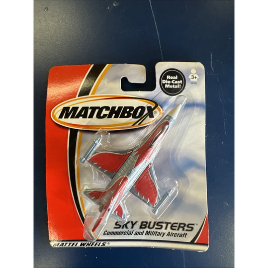 2000 Matchbox Sky Busters F-16 Falcon Military Jet – Diecast 1:64 Scale (NIB)