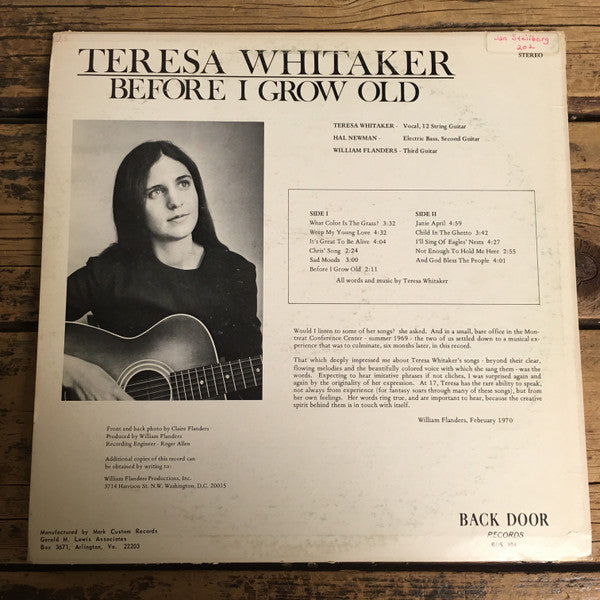 Teresa Whitaker : Before I Grow Old (LP,Album)