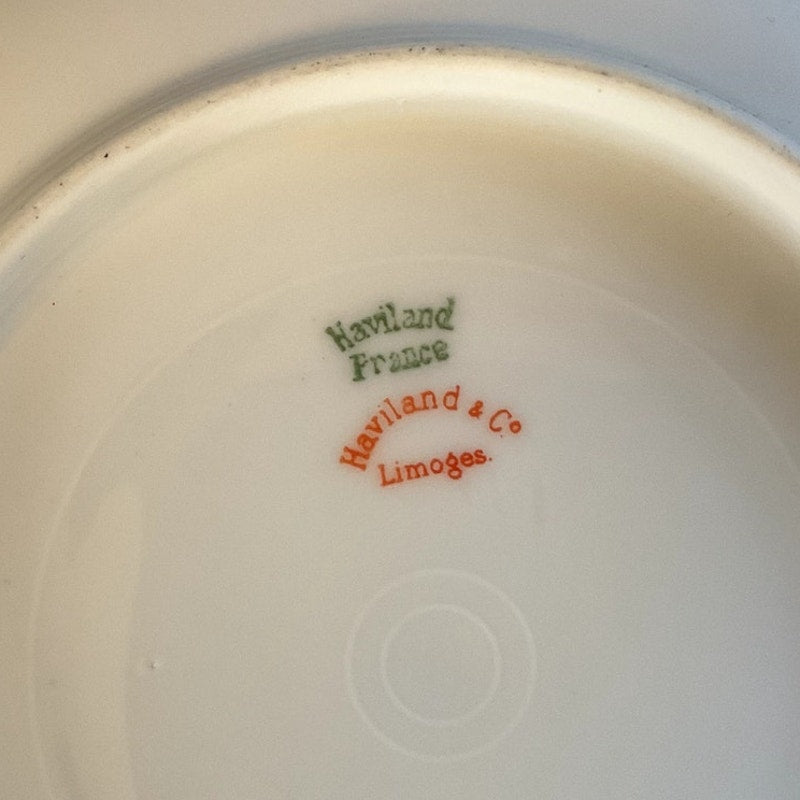Haviland & Co. Limoges Gilded Bullion Cup & Saucer circa 1900s