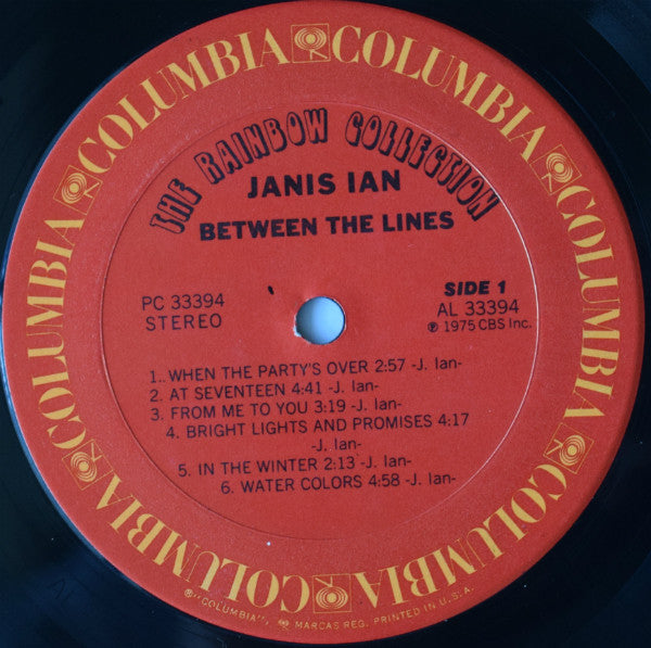 Janis Ian : Between The Lines (LP,Album)