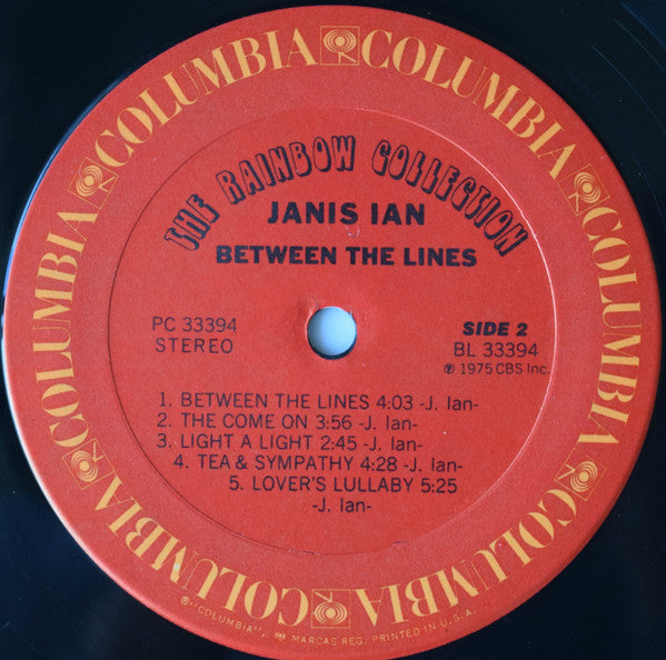 Janis Ian : Between The Lines (LP,Album)