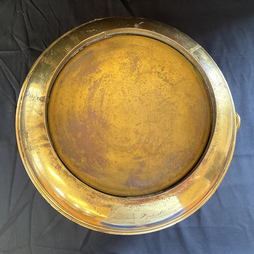 Vintage 12" Brass Planter