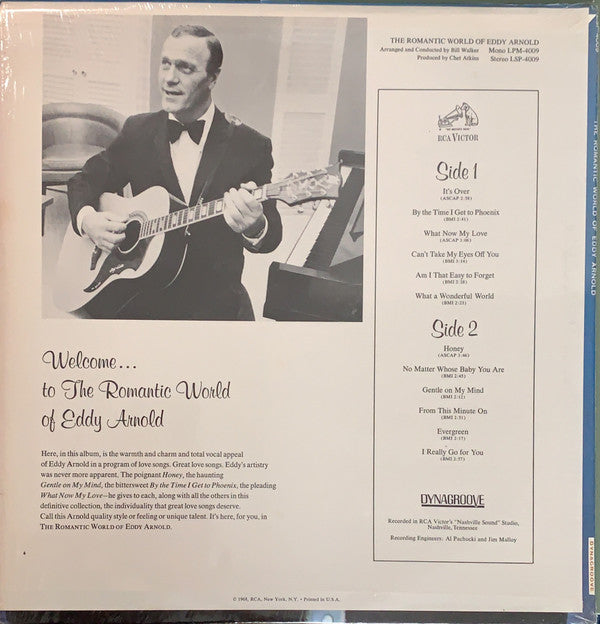 Eddy Arnold : The Romantic World Of Eddy Arnold (LP,Album,Stereo)