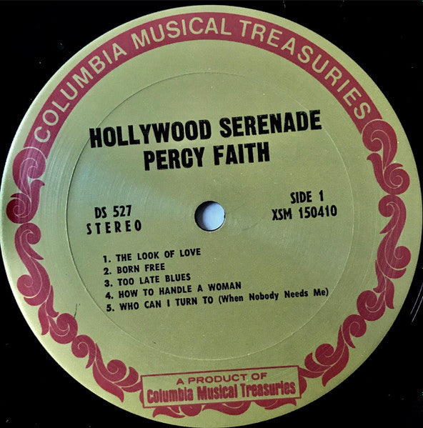 Percy Faith & His Orchestra : Hollywood Serenade (LP,Compilation)